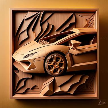 3D модель Lamborghini Cal (STL)